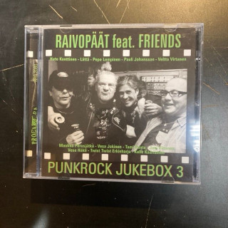 Raivopäät Feat. Friends - Punkrock Jukebox 3 CD (M-/M-) -punk rock-